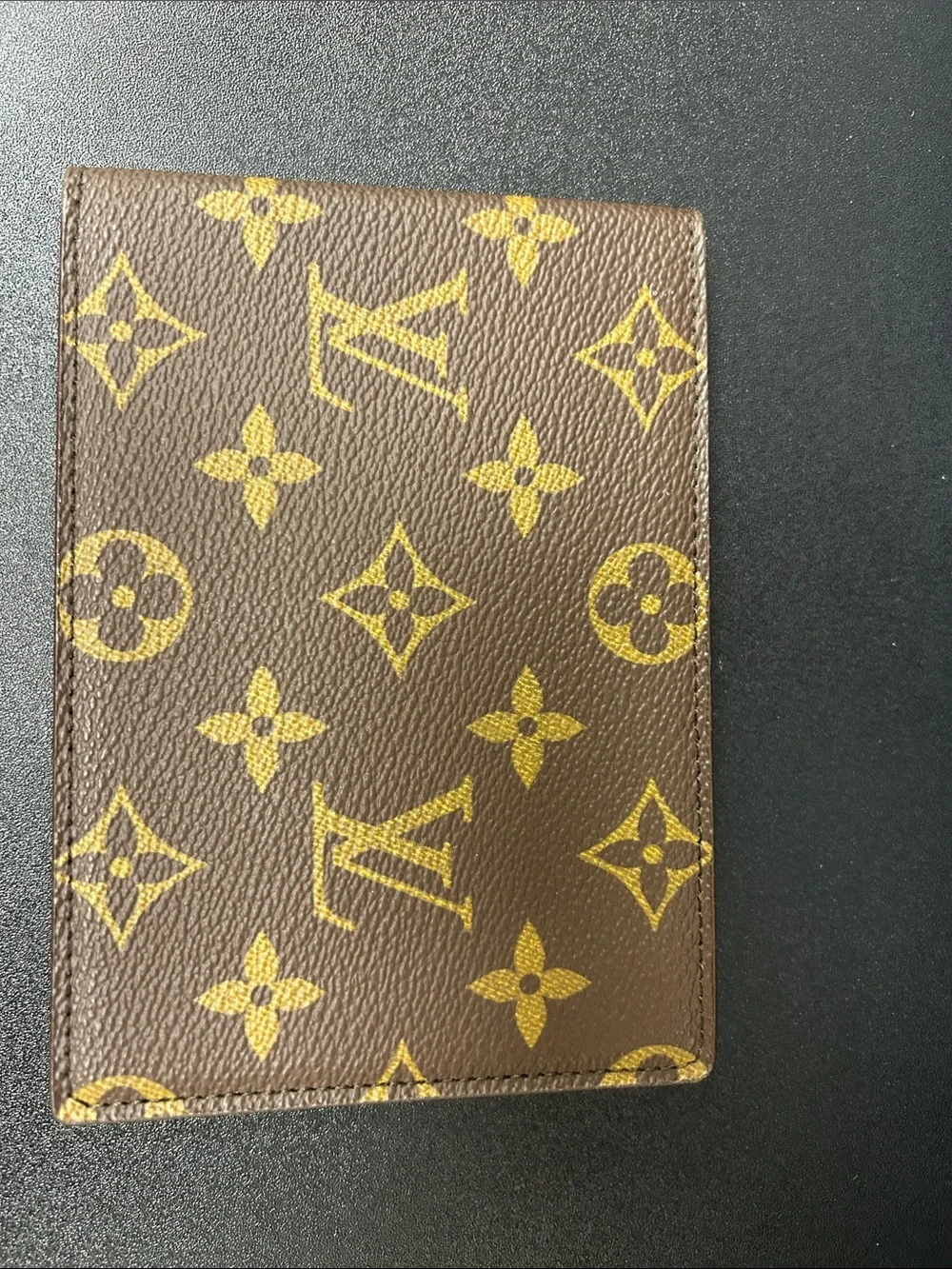 Louis Vuitton Brown Leather Card & Key Holder